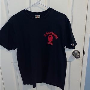 Black Bape ABC College Camo (Red) ATS Tee